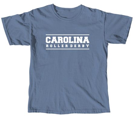 Collegiate-style CRD, a Blue Jean Comfort Colors Unisex Tee