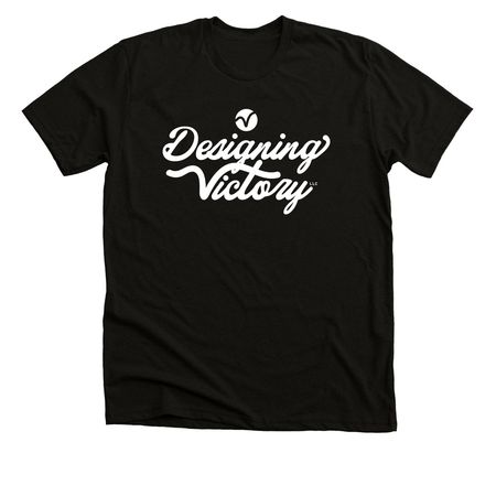 Dream, Struggle, Victory Tee, a Black Heather Premium Unisex Tee