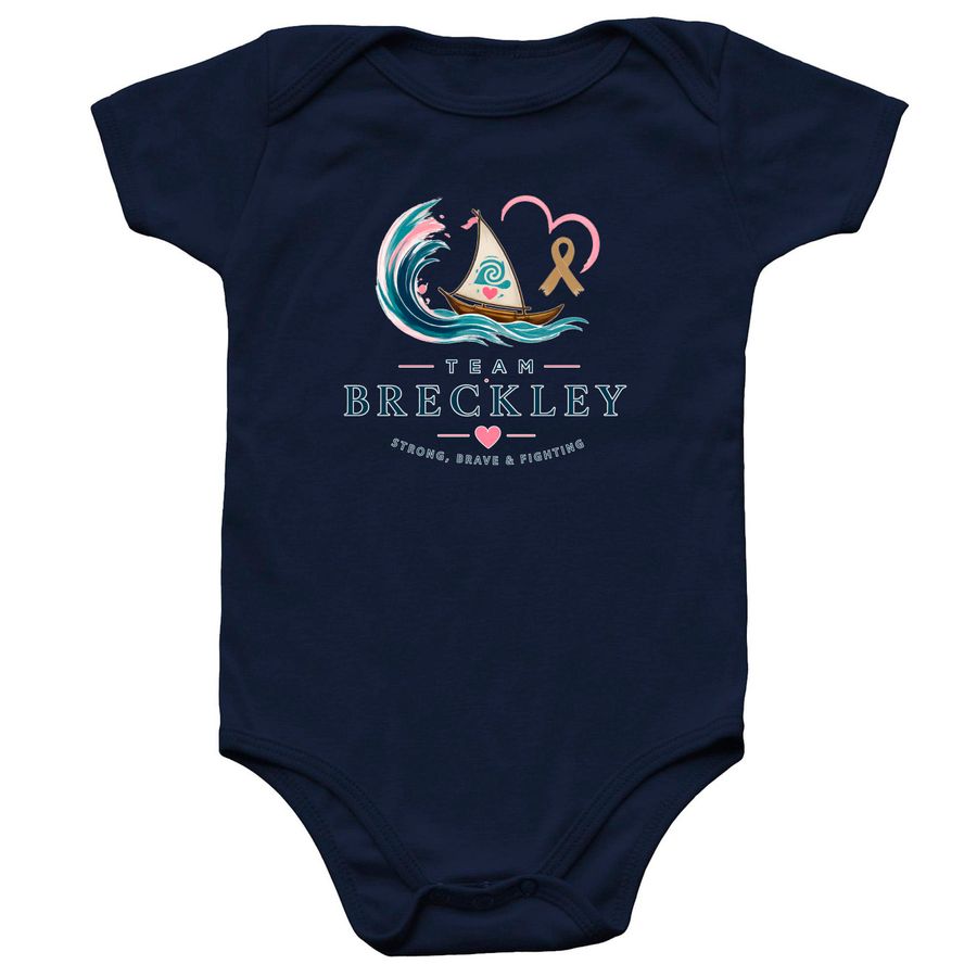 Infant, a Navy Infant Onesie