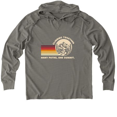 ARHE/ARS/AAPG Conference 2026 Sweaters, a Driftwood Grey Allmade Organic Cotton Mineral Dye Hoodie Tee