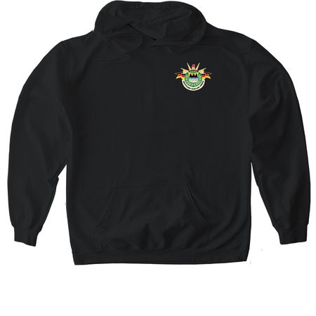 Akron GFS 2025 Logo, a Black Gildan Softstyle Pullover Hoodie