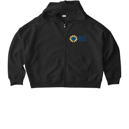 Wichita Women for Good, a Black Stanley/Stella Women?s Stella Ida Zip Up Pullover Hoodie