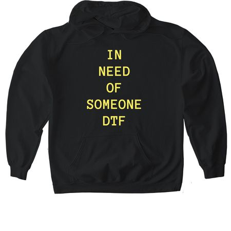 GROUP CROWD FUNDING, a Black Gildan Softstyle Pullover Hoodie