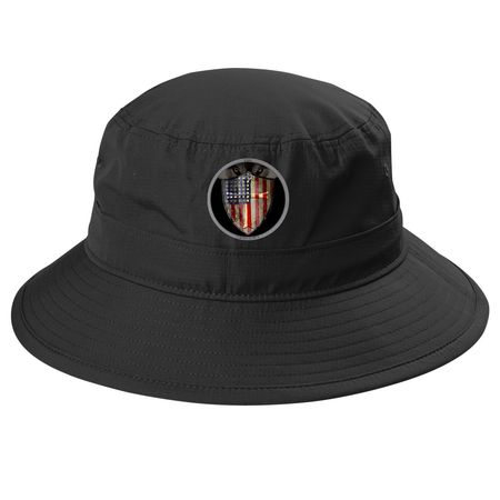 The GILF, a Black Printed UV Bucket Hat