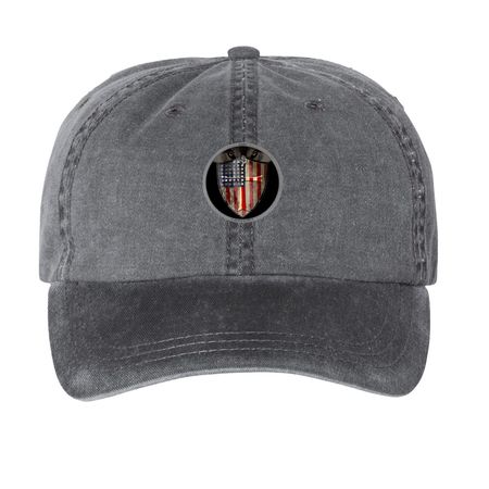 The GILF, a Black Printed Pigment Dye Baseball Cap