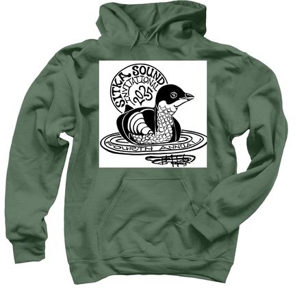 Sitka Sound Invitational 2025, a Military Green Pullover Hoodie