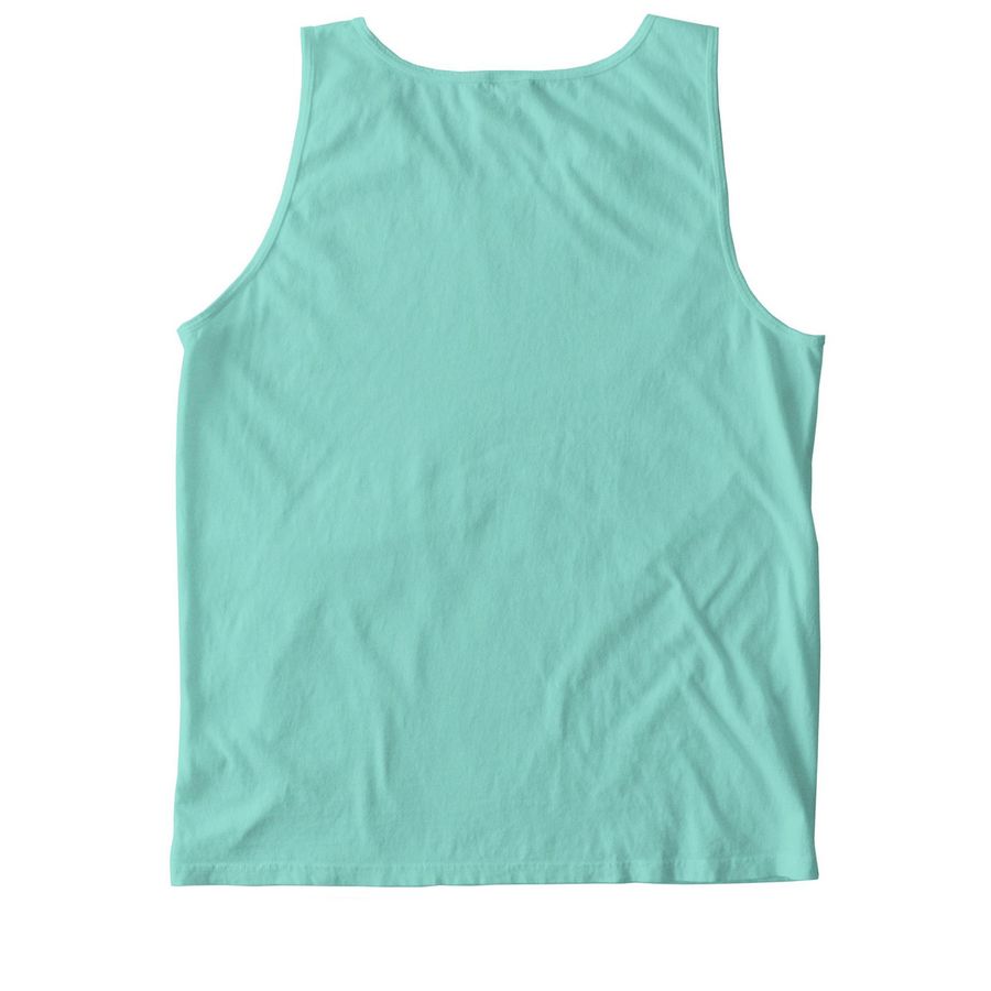 Faces of Final Victory, a Chalky Mint Comfort Colors Tank Top (back-view)