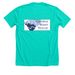 Hot Girls have Boxers&nbsp;, a Heather Sea Green Premium Unisex Tee (back-view)
