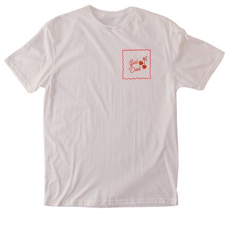 girl dad, a Ice Grey Softstyle Cotton Tee