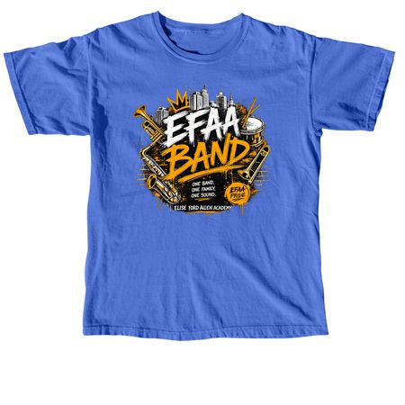 Elise Ford Allen Band Program, a Flo Blue Comfort Colors Unisex Tee