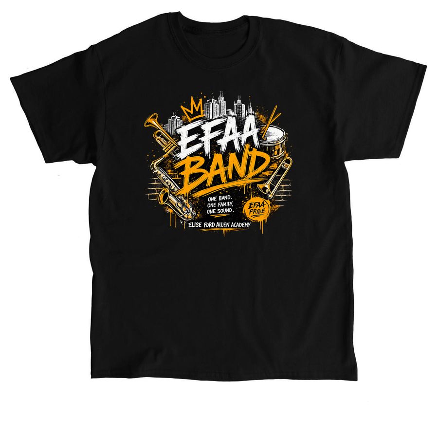 Elise Ford Allen Band Program, a Black Classic Unisex Tee