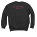 Childhood Cancer is Boo Sheet, a Black Crewneck Sweatshirt (back-view)