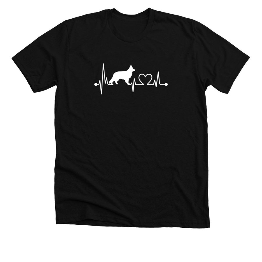 ISSDC Heartbeat, a Solid Black Blend Premium Unisex Tee
