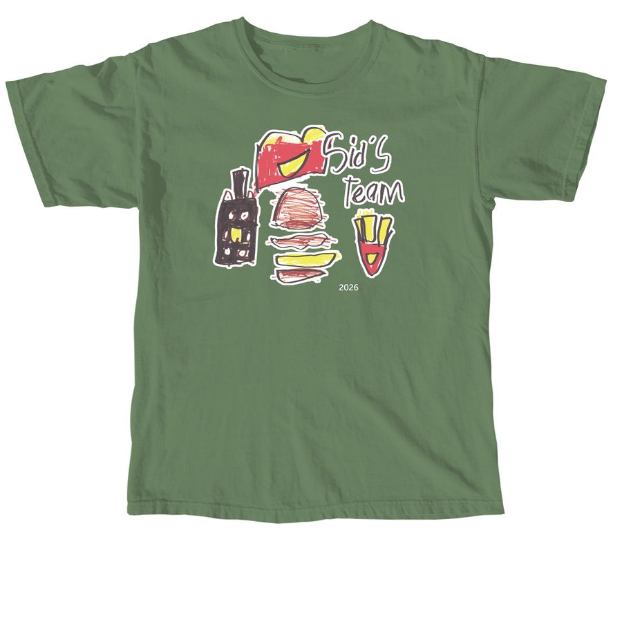 Sid's Team 2026, a Hemp Comfort Colors Unisex Tee