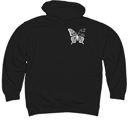 Team Skylynn | Epilepsy Awareness Shirts #2, a Black Midweight Pullover Hoodie