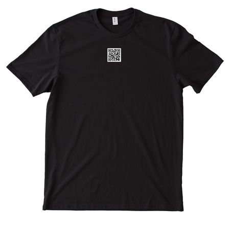 Hiking Apparel, a Deep Black Allmade Heavyweight Recycled Cotton Tee