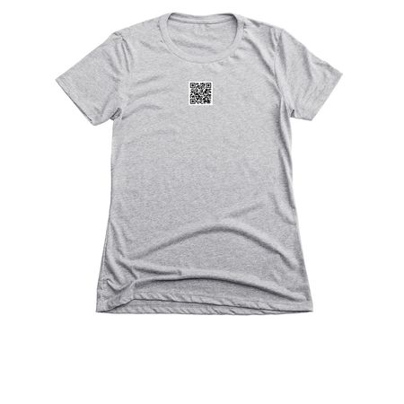 Hiking Apparel, a Dark Heather Grey Women's Slim Fit Tee