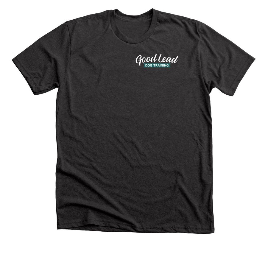 Good Lead Dog Training, a Dark Grey Heather Premium Unisex Tee