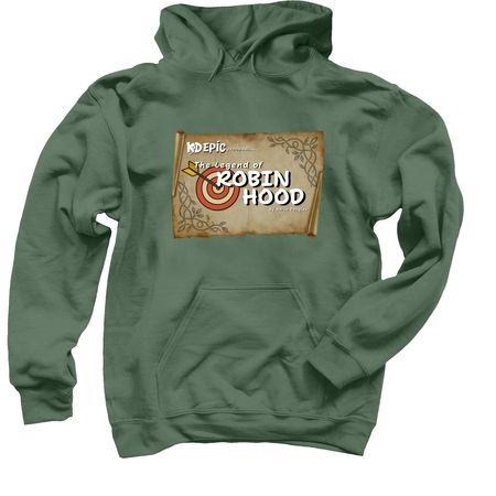 The Legend of Robin Hood&nbsp;, a Military Green Pullover Hoodie