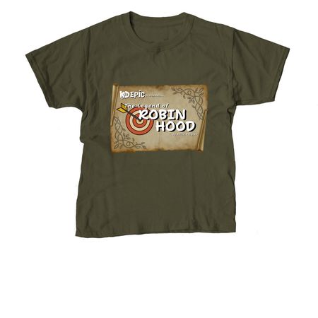 The Legend of Robin Hood&nbsp;, a Military Green Youth Unisex Tee
