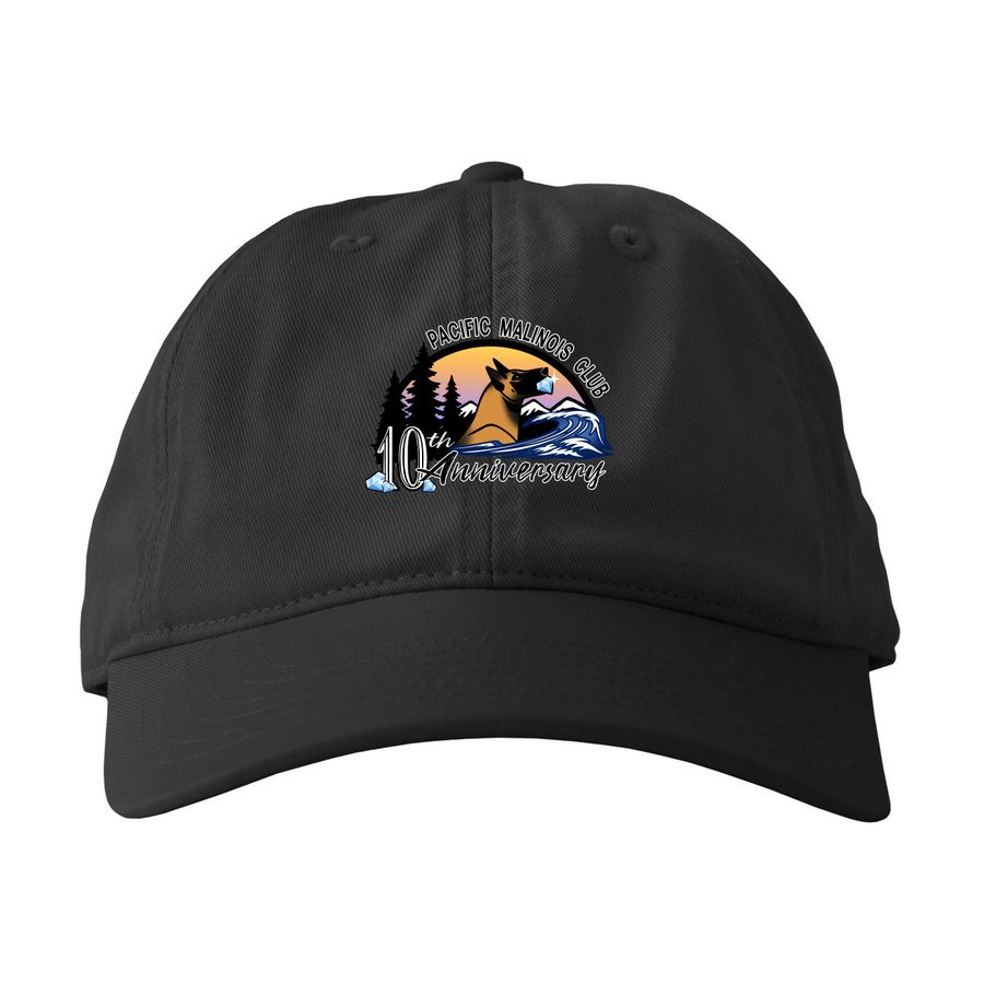 PMC 10 Year, a Black Printed Eco Baseball Cap
