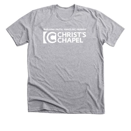 Christ's Chapel Church Merch, a Athletic Heather Premium Unisex Tee