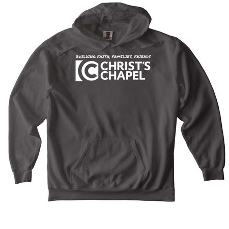 Christ's Chapel Church Merch, a Pepper Comfort Colors Pullover Hoodie