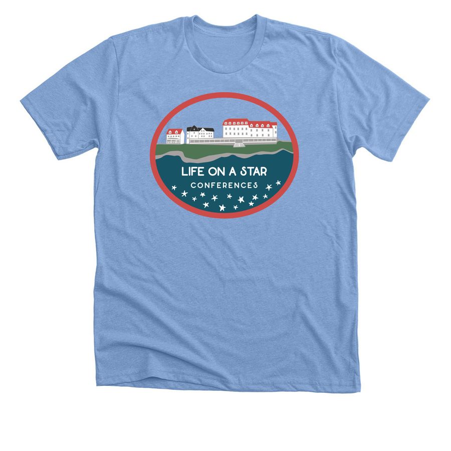 Life On A Star, a Heather Carolina Blue Premium Unisex Tee