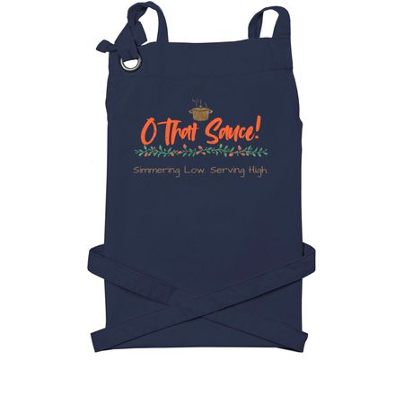 O That Sauce! A Kitchen Fundraiser, a Navy Cotton Canvas Pocket Apron