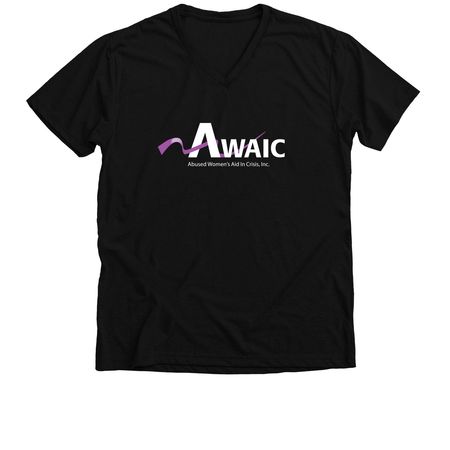 AWAIC Shirt/Sweater&nbsp;Options, a Solid Black Blend Premium V-Neck Tee