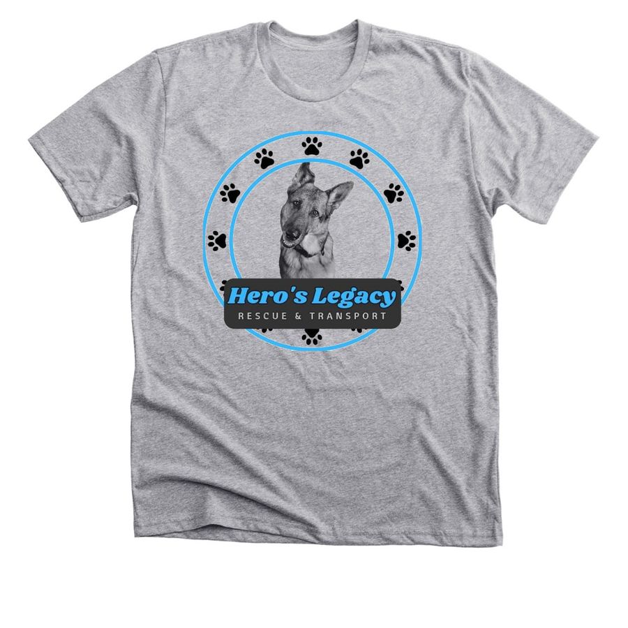 Hero's Legacy Rescue And Transport&nbsp;, a Athletic Heather Premium Unisex Tee