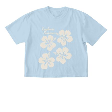 Euphoric Summer, a Chambray Comfort Colors Boxy Tee