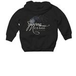 Toddler Choose hope/joy, a Black Toddler Pullover Hoodie (back-view)