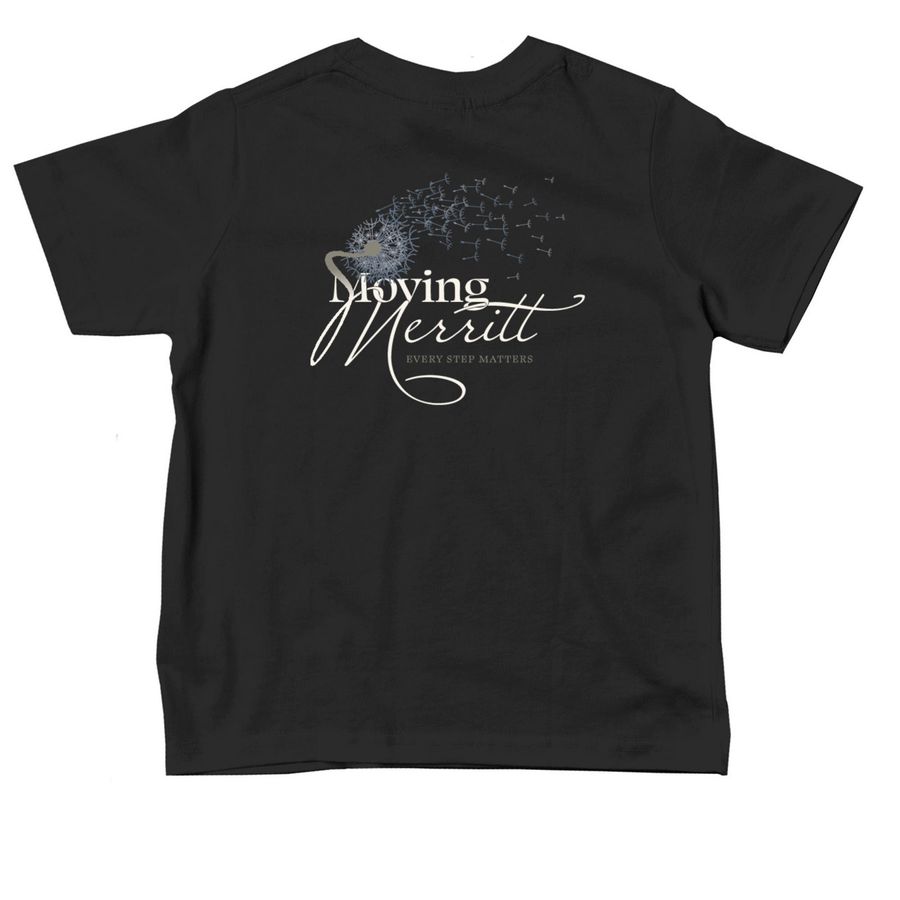 Toddler Choose hope/joy, a Black Toddler Tee (back-view)