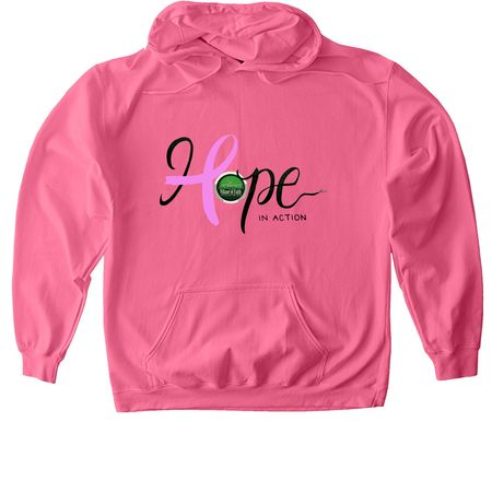 Village of Faith-Hope In Action, a Pink Lemonade Softstyle Pullover Hoodie