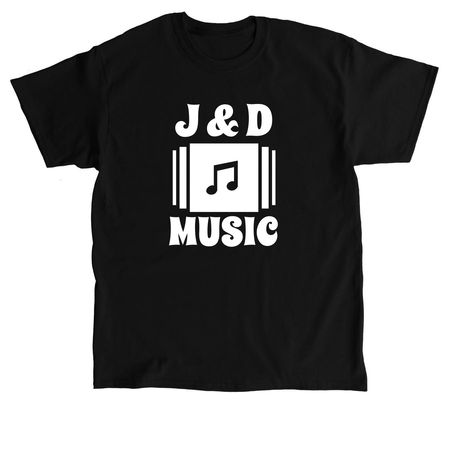 J&D Music, a Black Classic Unisex Tee
