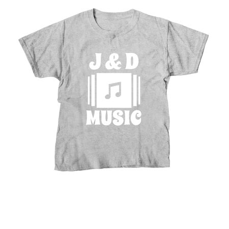 J&D Music, a Sport Grey Youth Unisex Tee