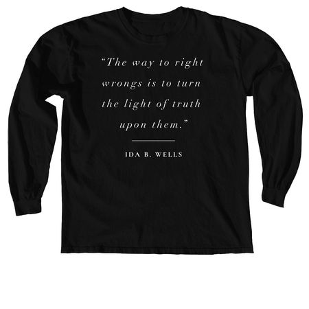 LCRP Classics Reversed, a Black Comfort Colors Long Sleeve Tee