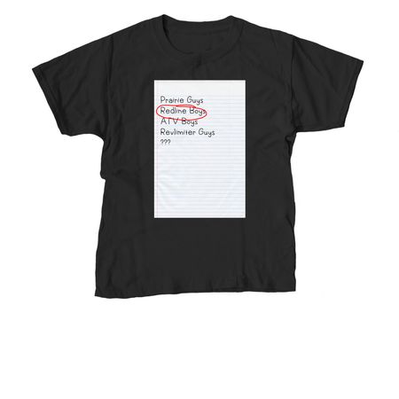 Planning, a Black Youth Unisex Tee
