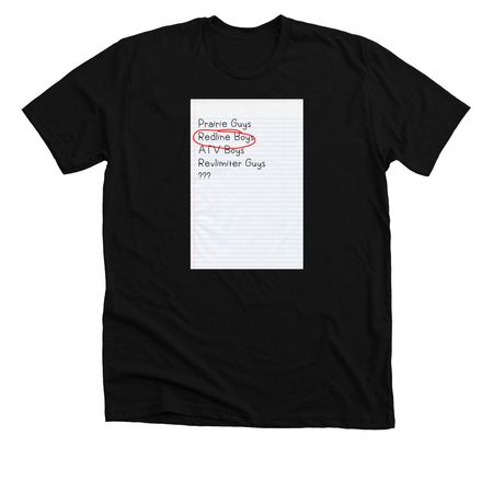 Planning, a Solid Black Blend Premium Unisex Tee