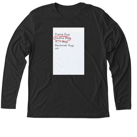 Planning, a Vintage Black Triblend Long Sleeve Tee