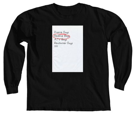 Planning, a Black Comfort Colors Long Sleeve Tee