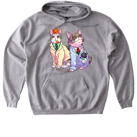 Samson and Isaac, a Sport Grey Gildan Softstyle Pullover Hoodie