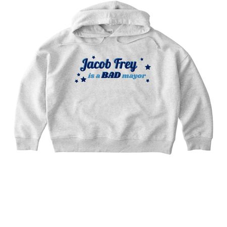 Tell Jacob Frey, a Cool Heather Grey Stanley/Stella Women?s Stella Nora Pullover Hoodie