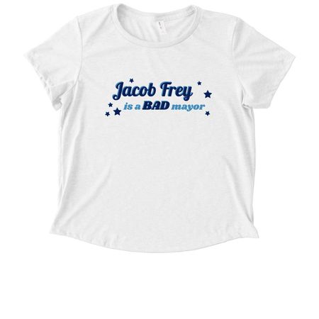 Tell Jacob Frey, a Fairly White Allmade Eco Triblend Women?s Scoop Neck Tee