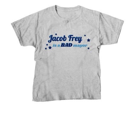 Tell Jacob Frey, a Sport Grey Youth Unisex Tee