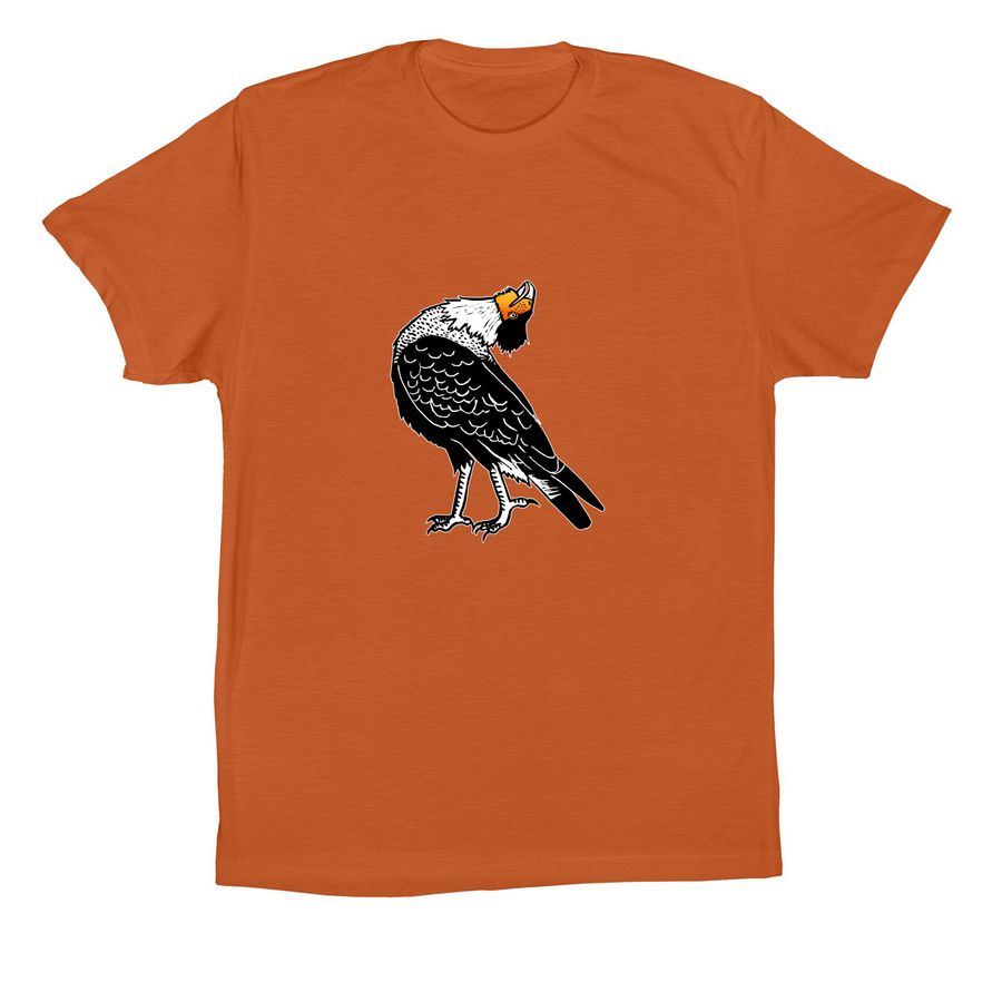 Crested Caracara, a Autumn Premium Cotton Tee