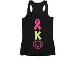 Team K-Dog Merchandise&nbsp;, a Black Women's Racerback (back-view)