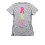 Team K-Dog Merchandise&nbsp;, a Dark Heather Grey Women's Slim Fit Tee (back-view)