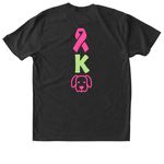 Team K-Dog Merchandise&nbsp;, a Vintage Black Triblend Unisex Tee (back-view)